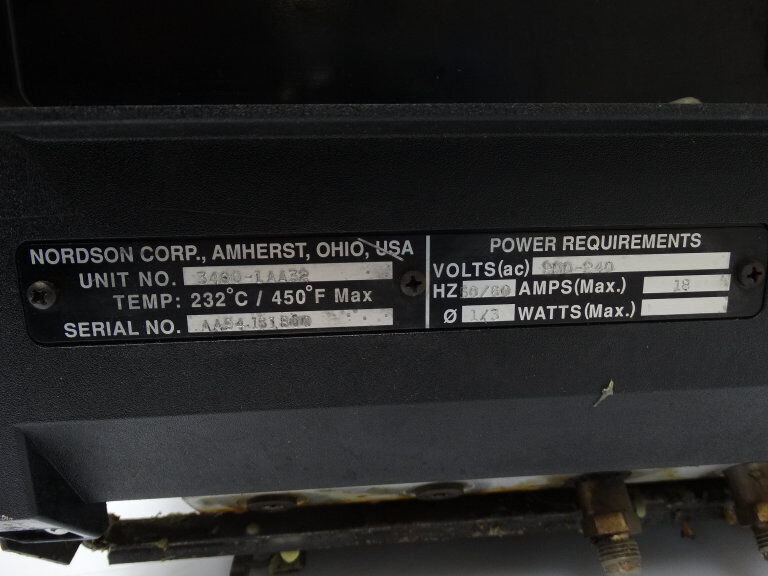 NORDSON 3400-1AA32 Hot Glue Dispenser, 2 oz, 100g, 3400-1AA32, NORDSON hot glue dispenser, NORDSON 3400-1AA32 hot glue dispenser, NORDSON 3400-1AA32 hot glue dispenser, NORDSON 3400-1AA32 hot glue dispenser, NORDSON 3400-1AA32 hot glue dispenser - NORDSON