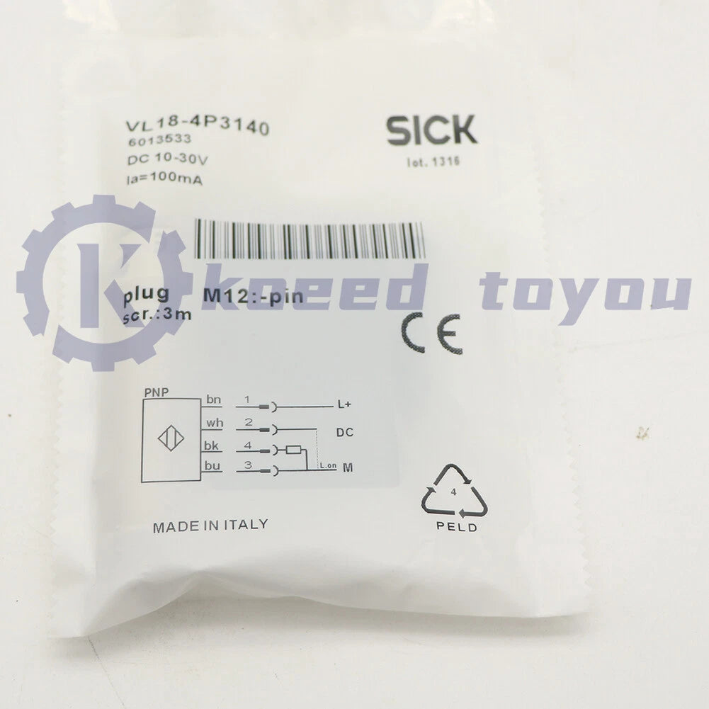 SICK VL18-4P3140 Proximity Switch,PNP, 1PCS