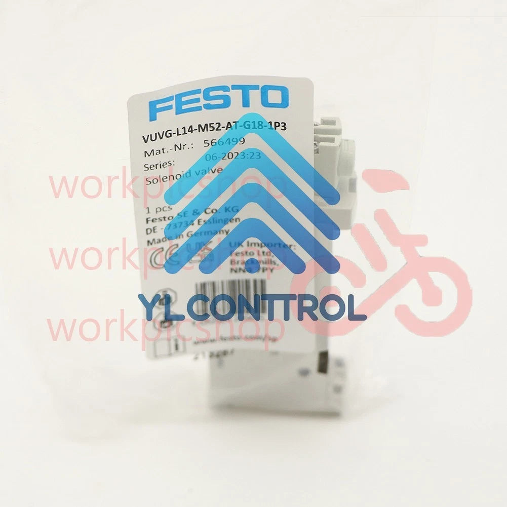 One FESTO VUVG-L14-M52-AT-G18-1P3 566499 Solenoid Valve