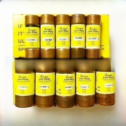 new 10PCS Bussmann LPJ-45SP LPJ45SP 45A 600V Time Delay Class J Dual Element Fuse - BUSSMANN