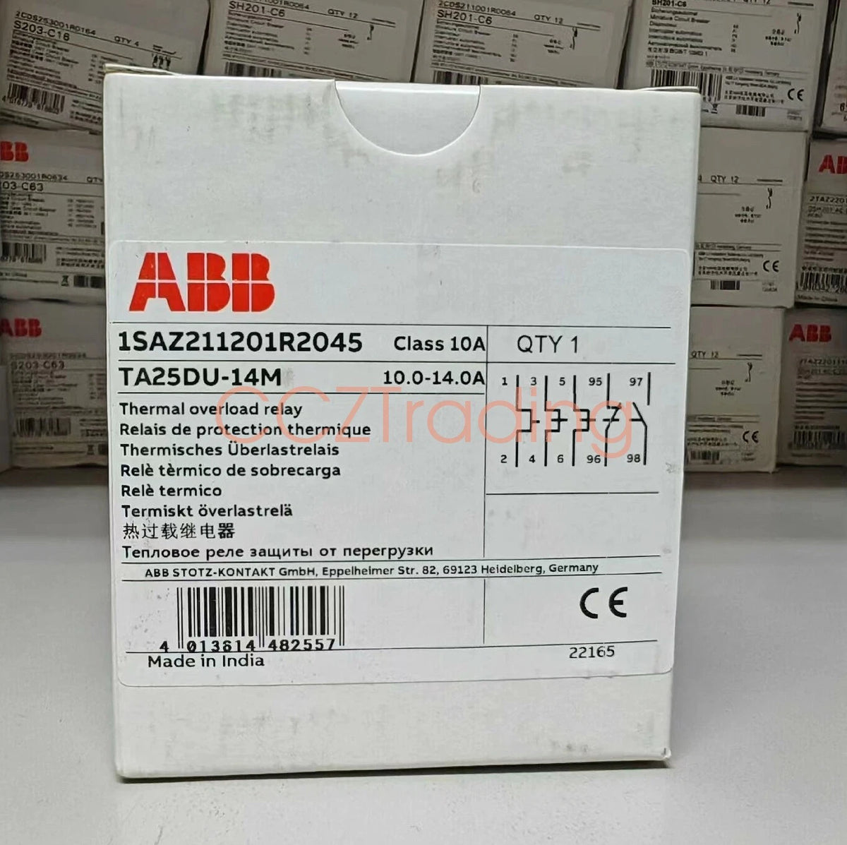 1pc ABB TA25DU-14M Thermal Overload Relays 1SAZ211201R2045