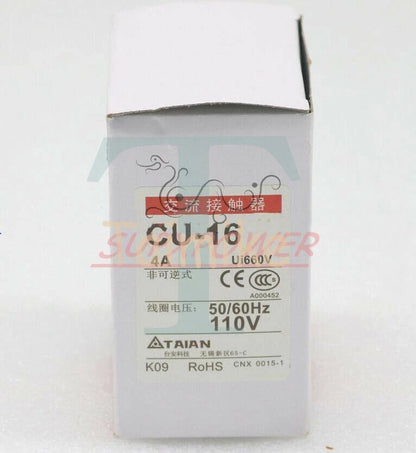 TECO CU-16 AC110V Ac 4A Contactor (1PCS)