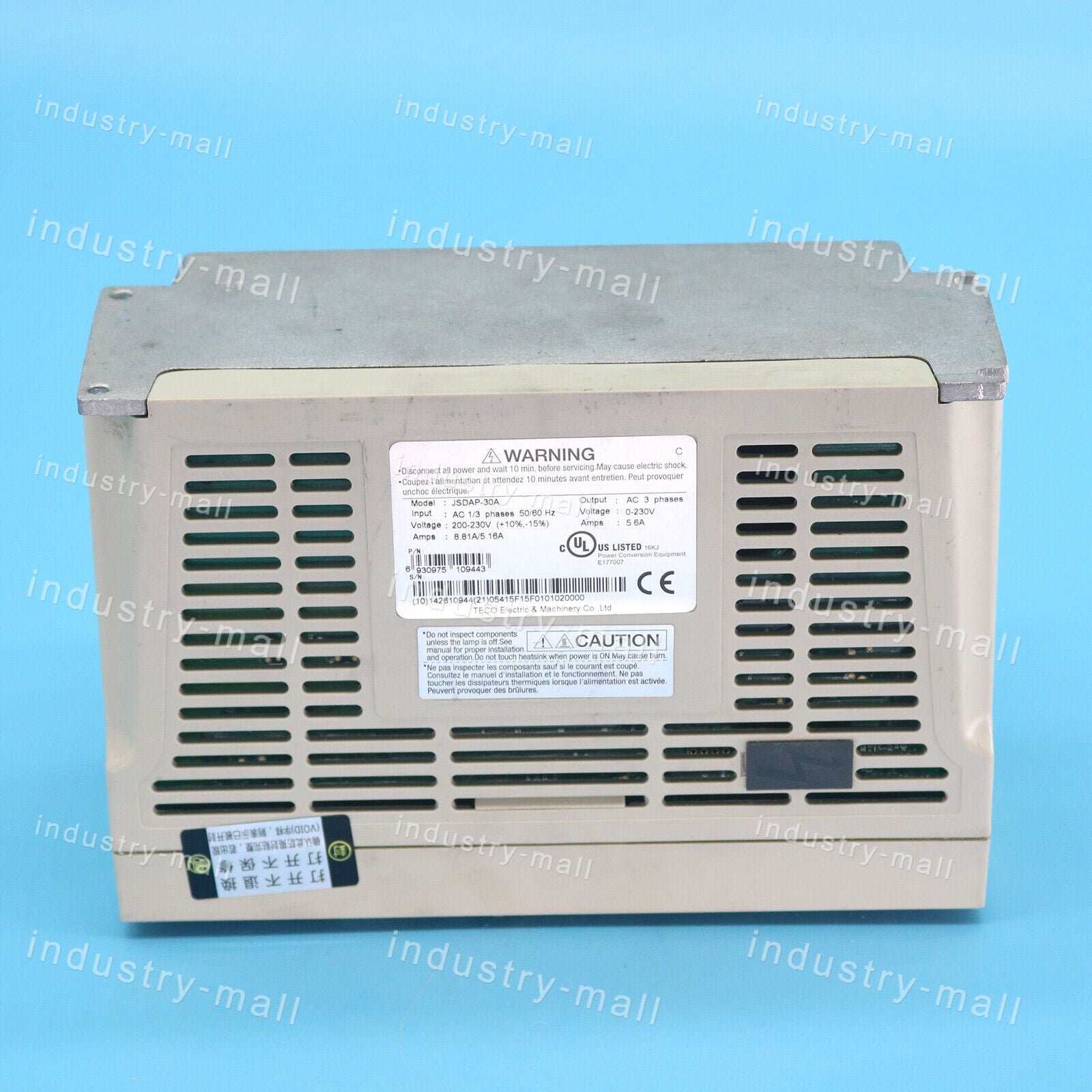 used For TECO JSDAP-30A  Servo Drive