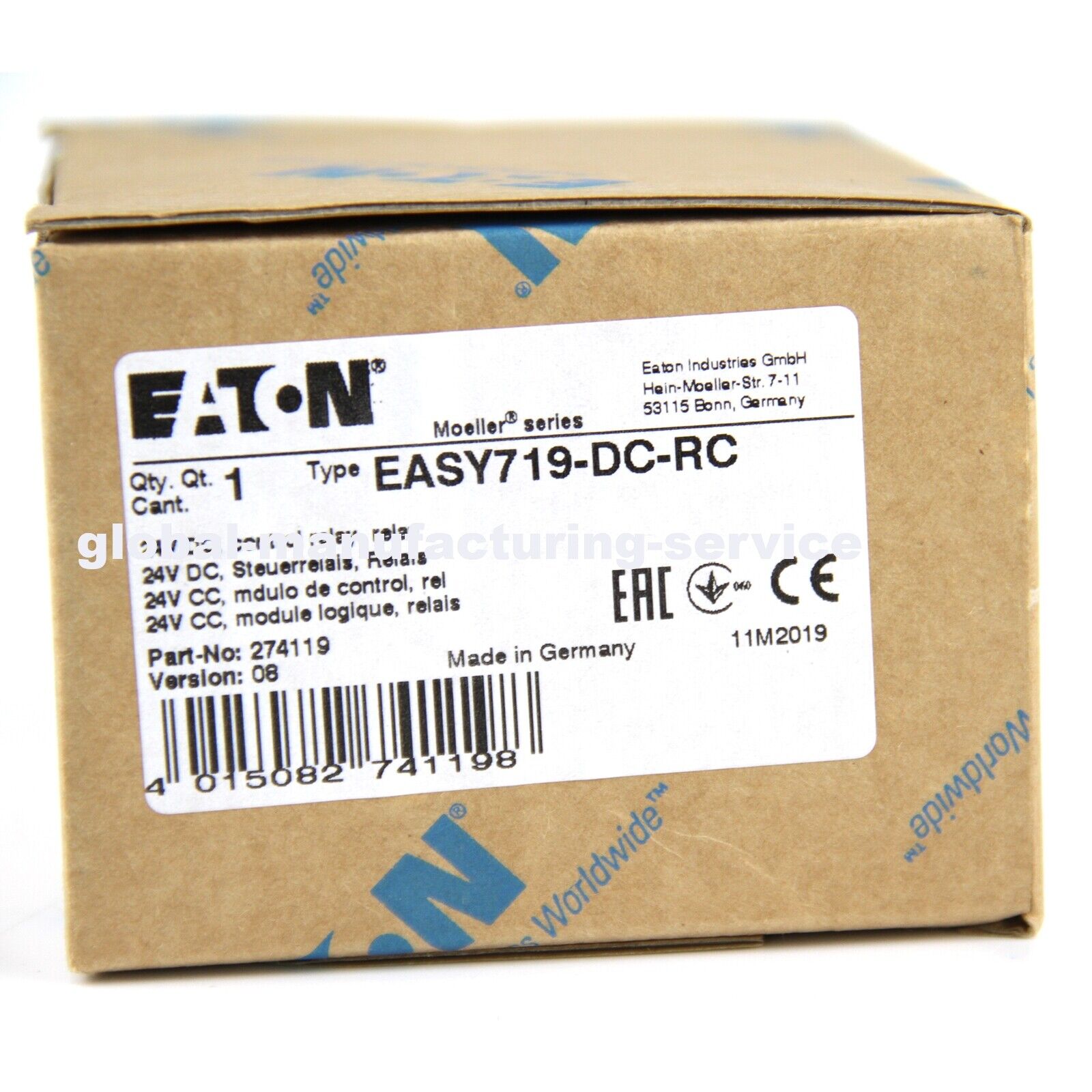 new EATON EASY719-DC-RC Programmable Relay - EATON
