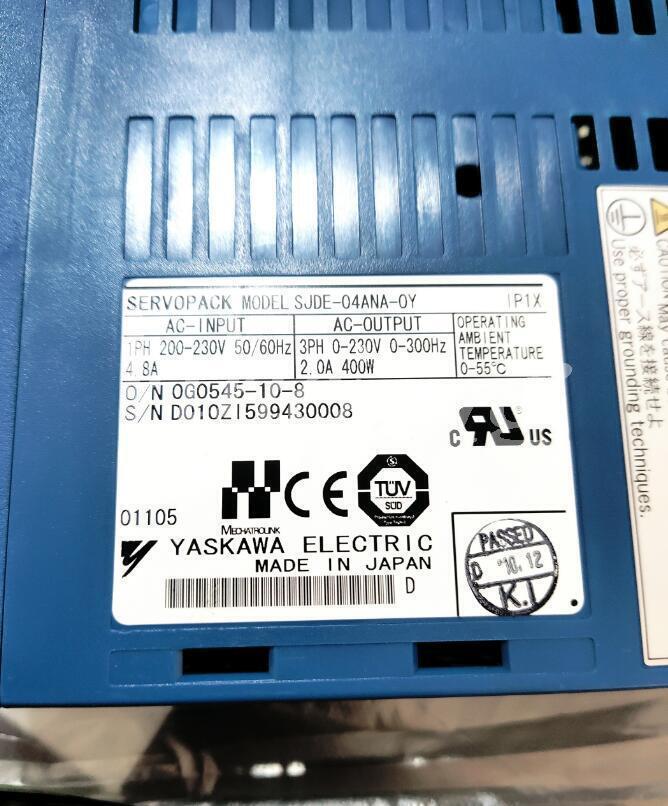Yaskawa SJDE-04ANA-OY Servo Driver - YASKAWA