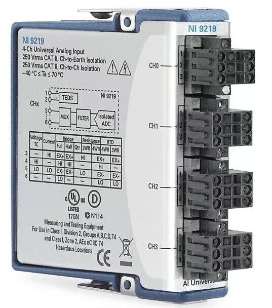 new National Instruments NI-9219 Analog Input