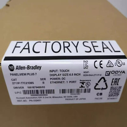 Allen Bradley 2711P-T7C21D8S Panelview Plus Terminal Control - ALLEN BRADLEY