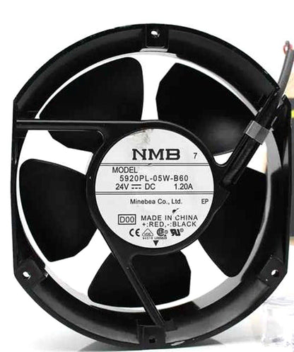 NMB 5920PL-05W-B60 17251 24V 1.25A Heat Dissipation Fan 2 Cables - NMB