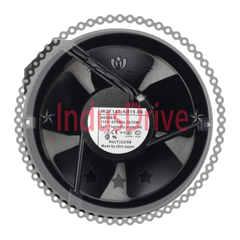 All Metal Cooling Fan W2E143-AB15-06 for 115V 26/33W 172*51mm