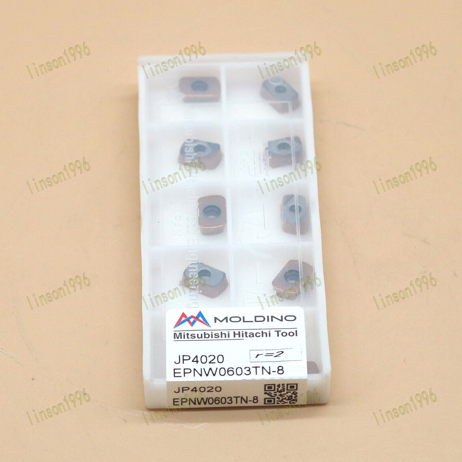 10-Piece Hitachi CNC Blade Set EPNW0603TN-8 JP4020 In Box - HITACHI