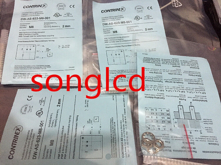 Contrinex DW-AS-623-M18-001 Inductive Proximity Sensor - CONTRINEX