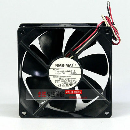 1pcs NMB 3610KL-04W-B19 12V 0.08A 9225 cooling fan