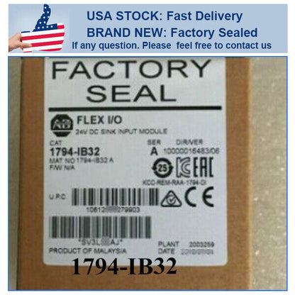 1794-IB32 New Factory Sealed FLEX SER A Input Module SHIP - KOEED