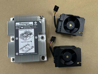 new 1pc Thinksystem SR530 radiator 01KP657, fan 01KP694