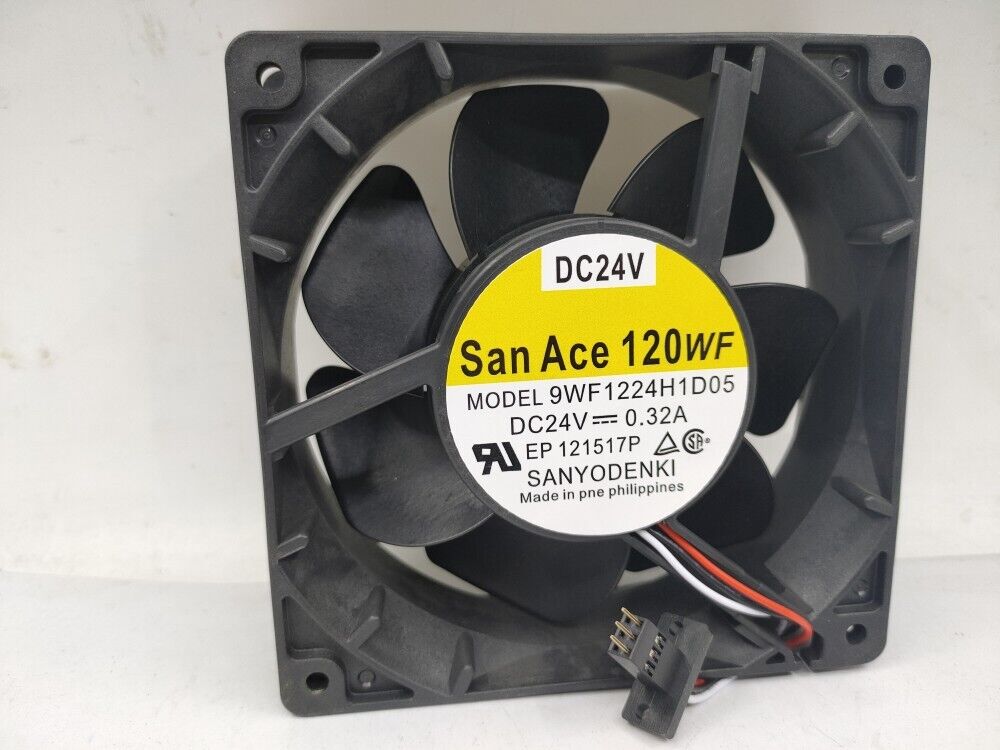 Sanyo DENKI 9WF1224H1D05 Axial Fan - 1200 RPM, 500W, 24V - SANYO DENKI
