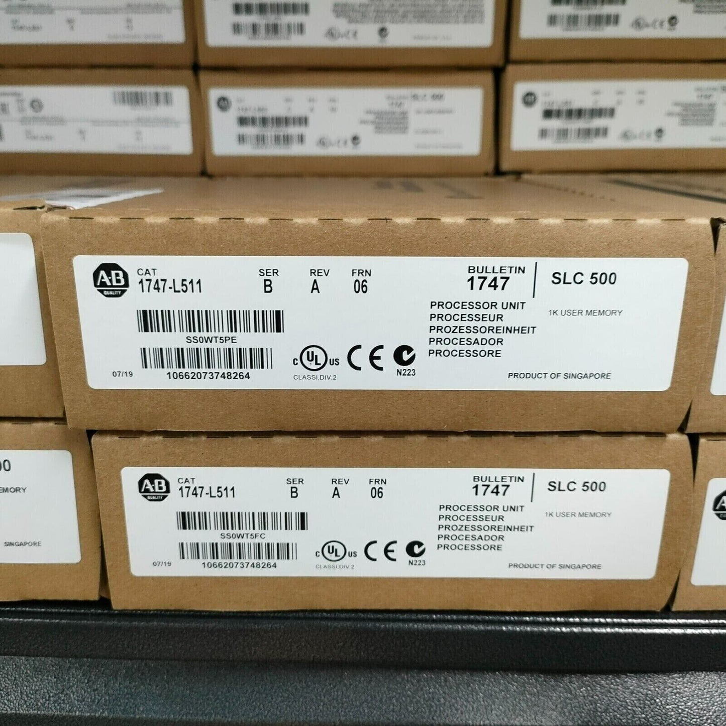 Sealed Processor Module 1747-L511 SLC 500 AB SER B - NEW FACTORY SEALED