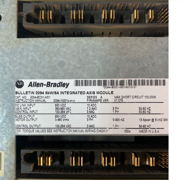 ALLEN BRADLEY INTEGRATED AXISMODULE NEW 1PC 2094-BC01-M01 - ALLEN BRADLEY