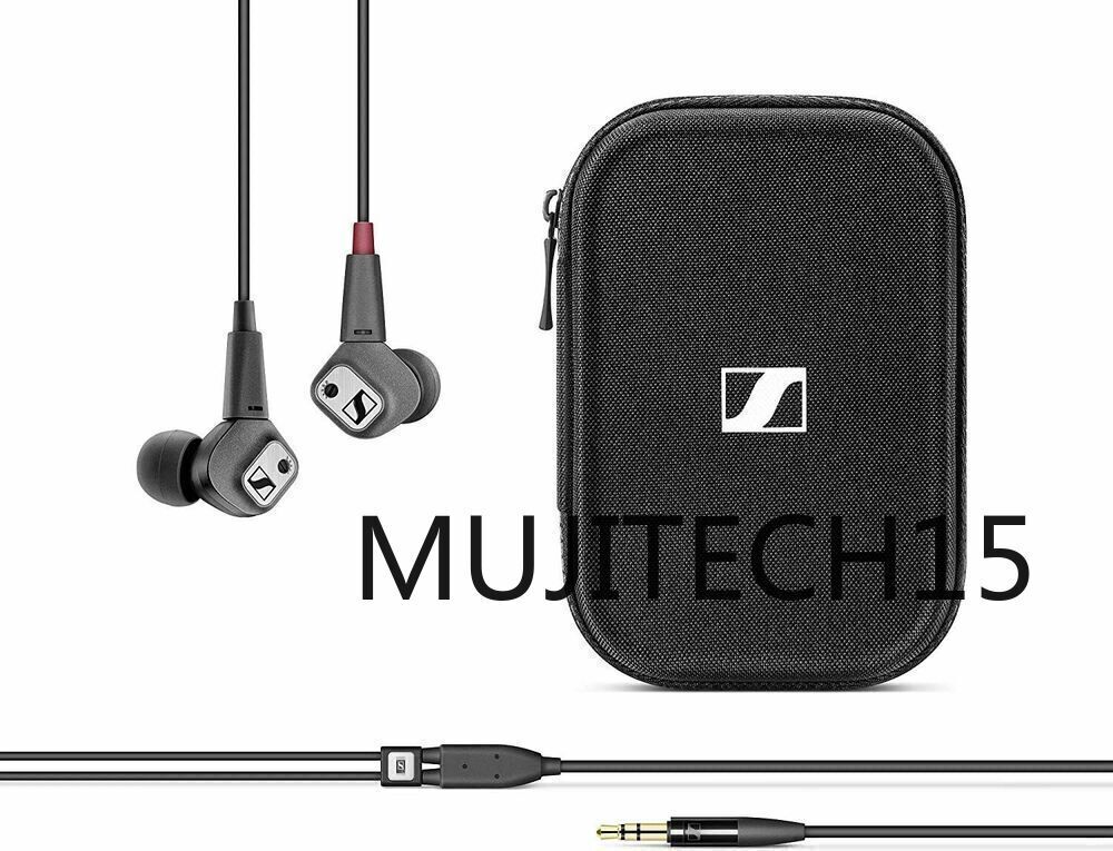 new Sennheiser IE 80 S In-Ear High-Fidelity Wired Earphones Black & Sealed - SENNHEISER