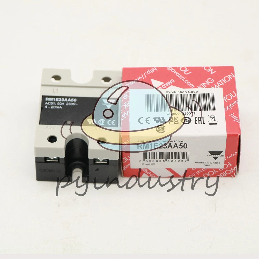 1PCS RM1E23AA50 CARLO GAVAZZI Solid State Relay 50A 230V 4-20mA