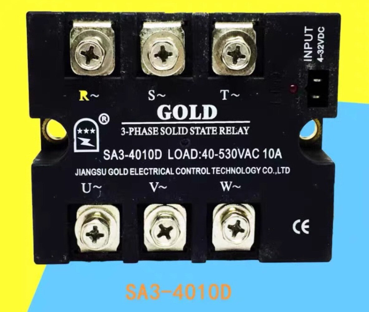 1PCS SA3-4010D 3-Phase Solid State Relay 40-530VAC 10A