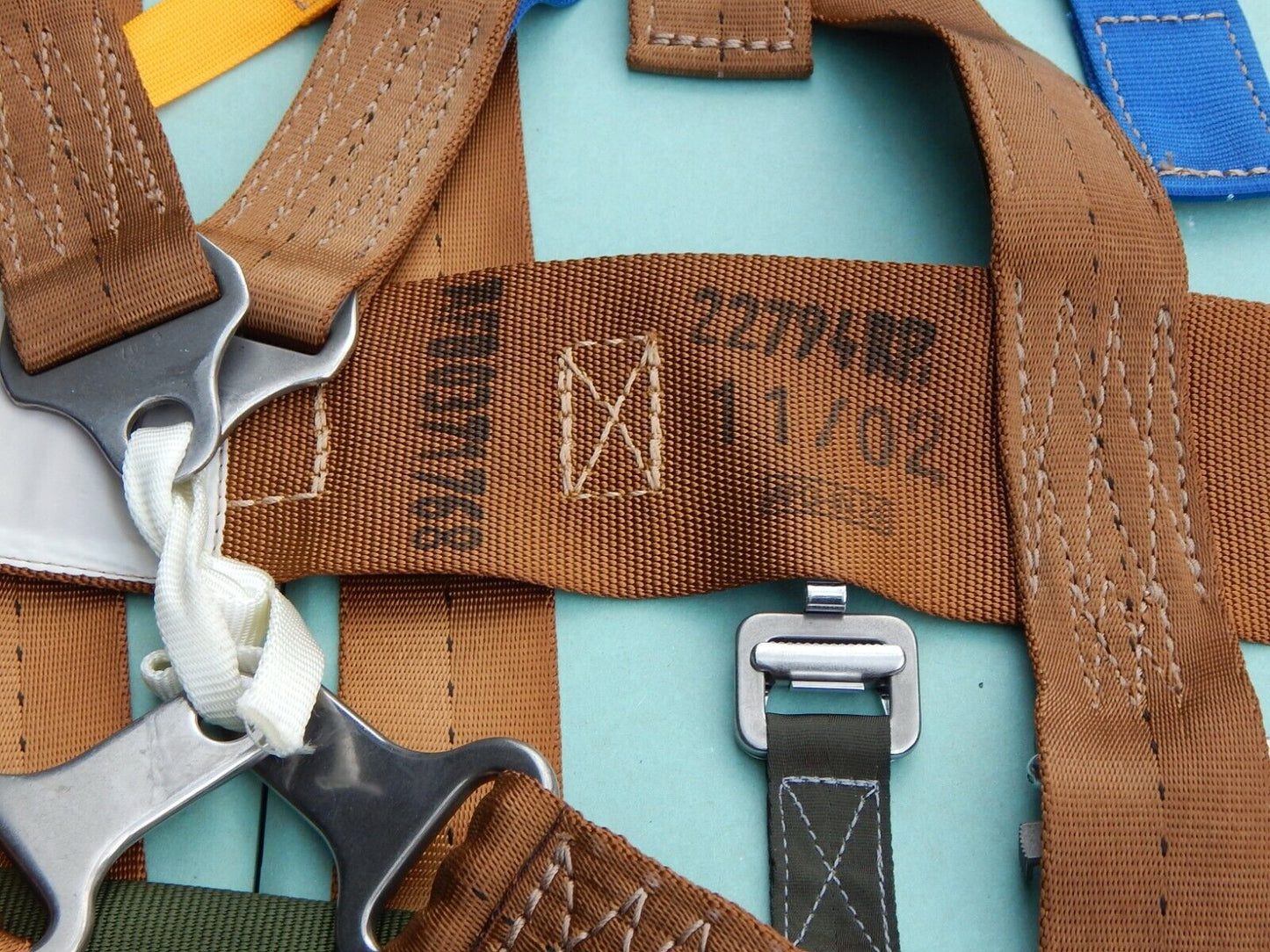 new Martin Baker Parachute Harness Aircraft Belt Pilot NOS - MARTIN BAKER