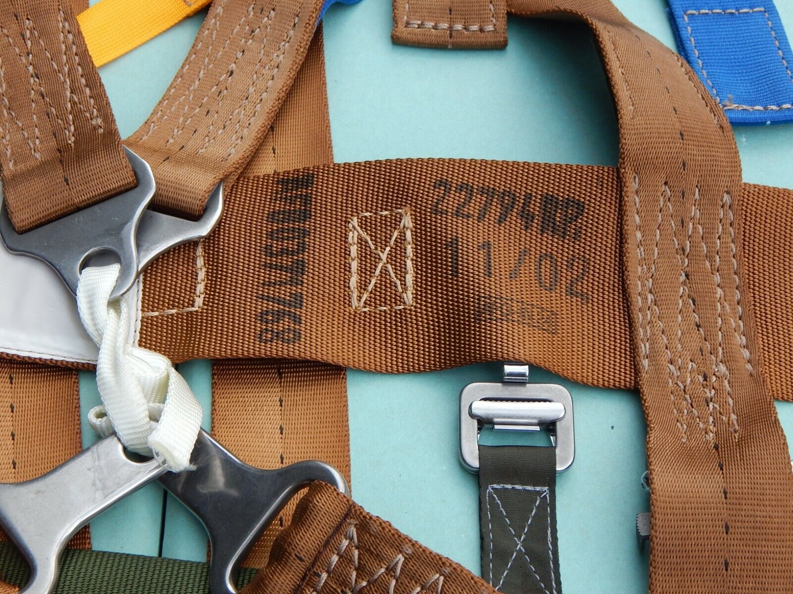 new Martin Baker Parachute Harness Aircraft Belt Pilot NOS - MARTIN BAKER