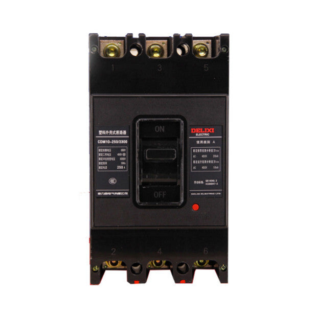Delixi CDM10-250/3300 CDM10250/3300 3P Circuit Breaker