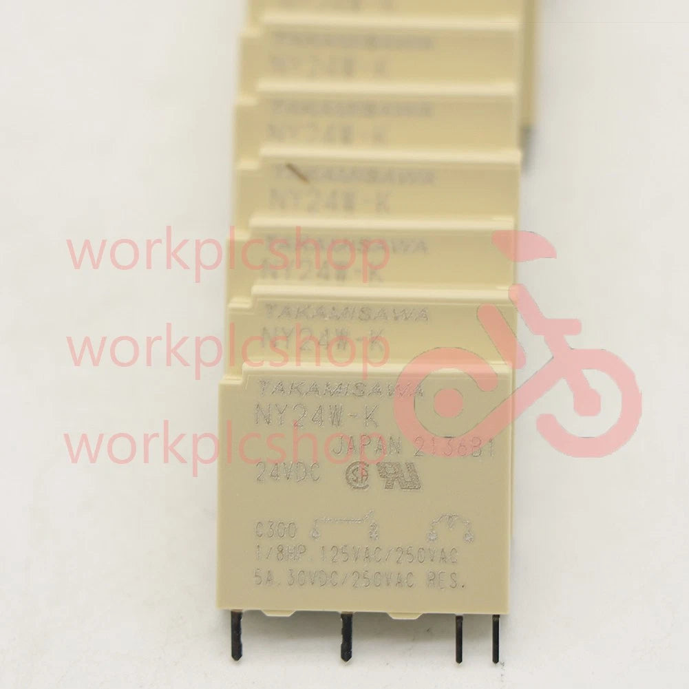 10PCS TAKAMISAWA NY24W-K 24VDC DC24V Power Relay 4Pins 5A #US