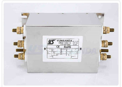 new Three-phase AC Power Filter 380V Inverter EMI High Performance CW6B-100A-S 100A - CW POWER