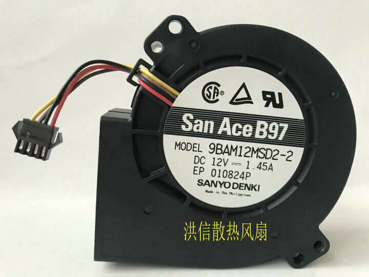 new 1pcs Sanyo 9BAM12MSD2-2 12V 1.45A 9733 server blower cooling fan 4pin