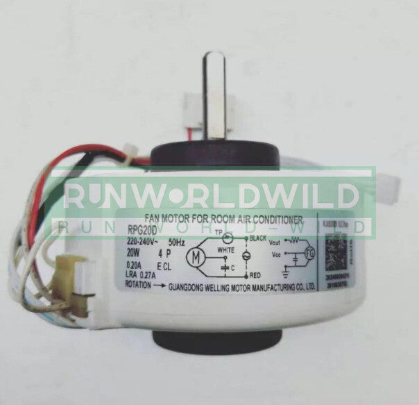 1PCS FOR Midea air conditioner motor RPG20D 220-240V 20W 50HZ