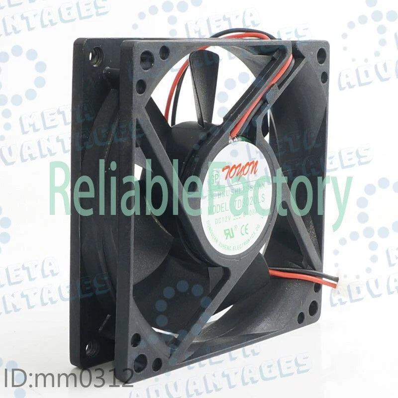 TD8020LS 12V 0.08A 8CM Fan for drinking machine 8020 80*80*20MM 2-pin