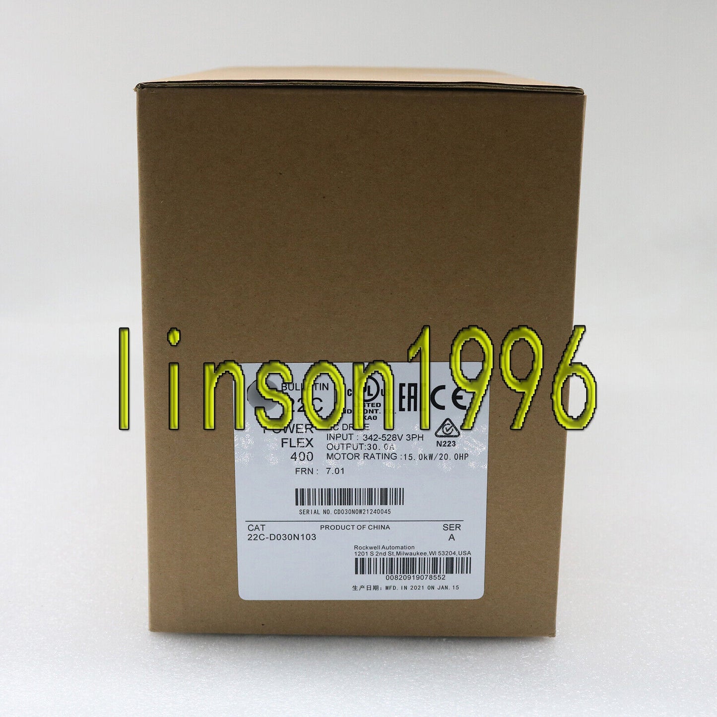 15kW AC Drive 22C-D030N103 SHIP - KOEED