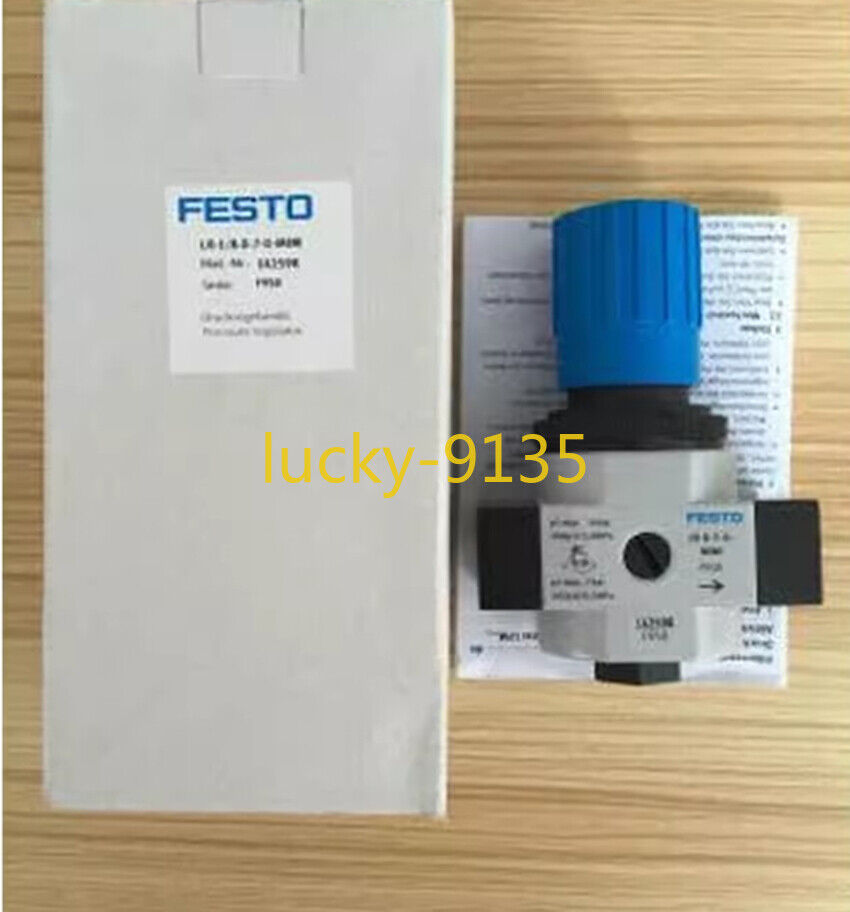 New 1pc FESTO LR-3/8-D-O-MIDI Pressure Reducing Valve - FESTO