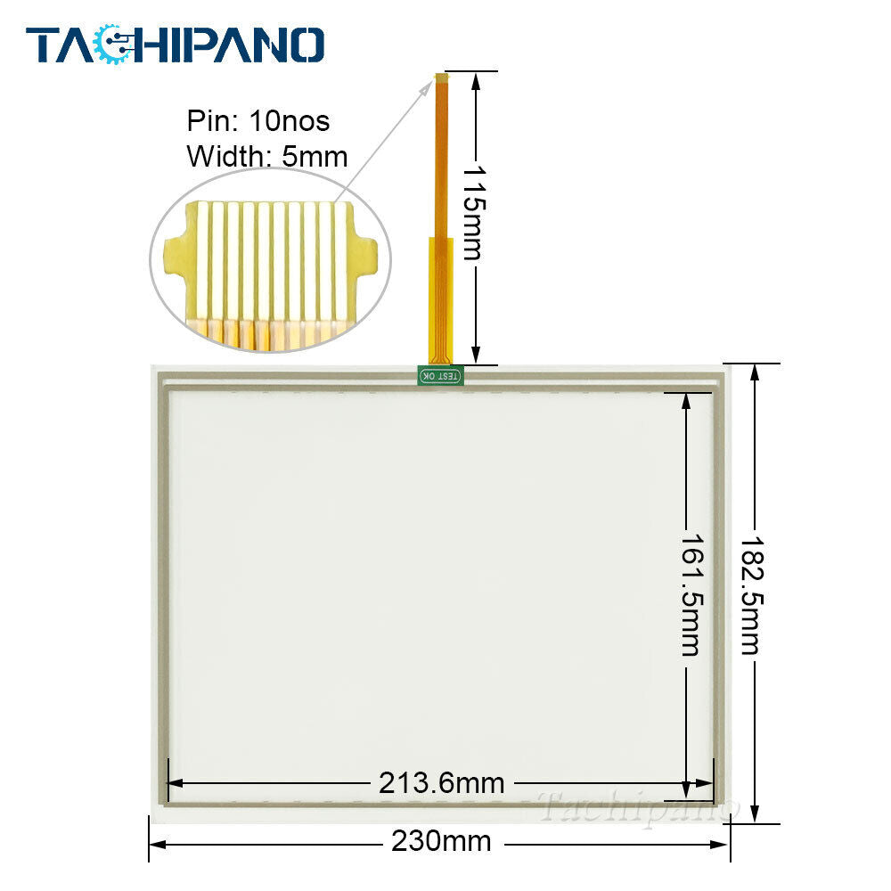 new Touch Screen for PH41231525 - Rev.B P9137-0117-0816 Panel Glass Replacement - REVOLUTION BIOMETRICS