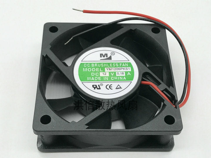 1pcs  M YM1206PKS1 DC12V 0.18A 6020 6CM 60*20MM cooling fan