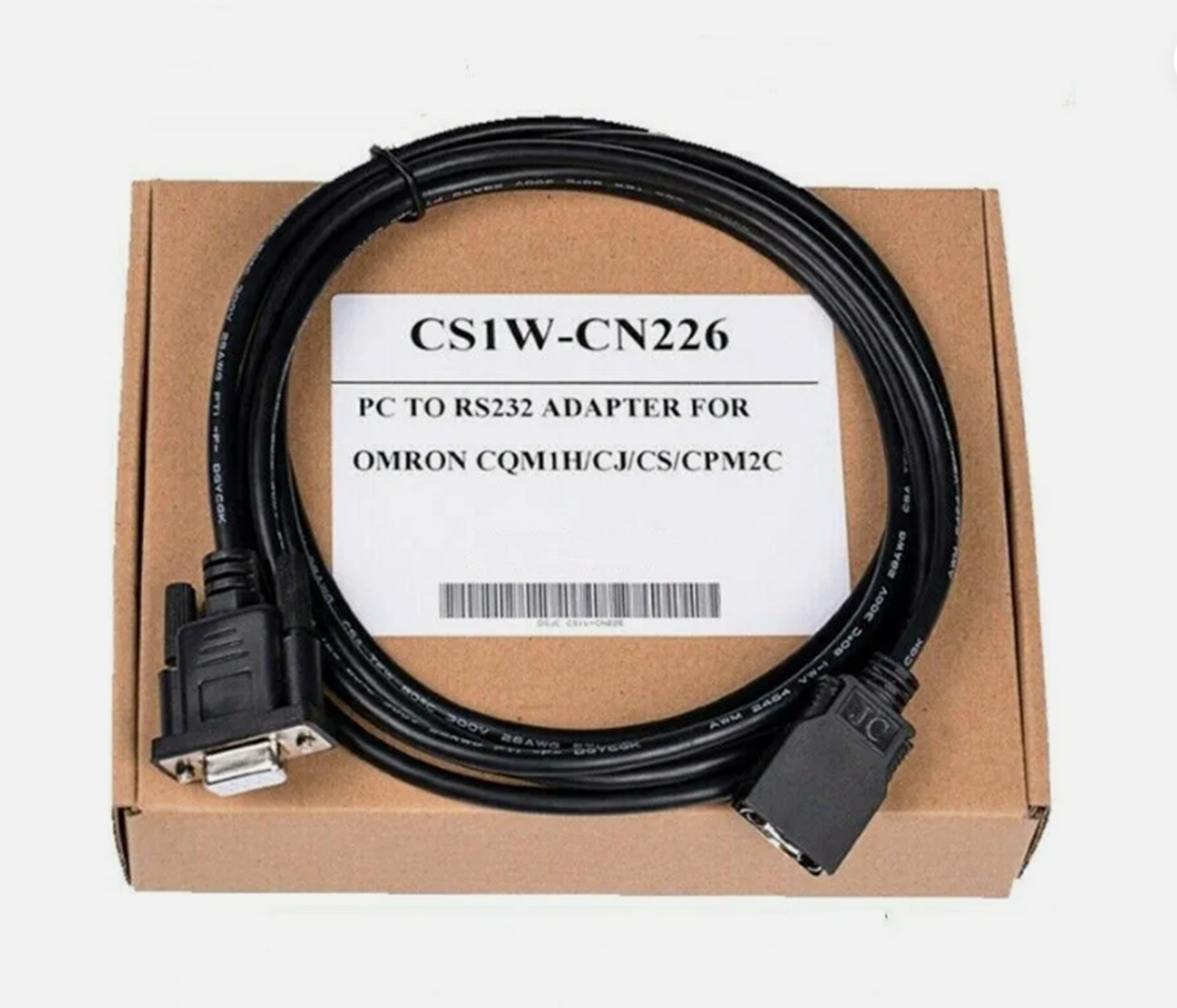 new CS1W CN226 Cable PC to RS232 Adapter for Omron PLC CS CJ CQM1H CPM2C - OMRON