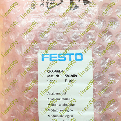 FESTO CPX-4AE-I 541484 Solenoid Valve Module - 1PC | High-Performance Component for Precision Control - FESTO