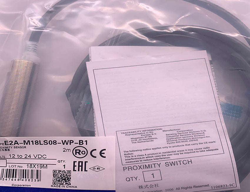 new 1PC For Omron sensor Proximity switch E2A-M18LS08-WP-B1 - OMRON