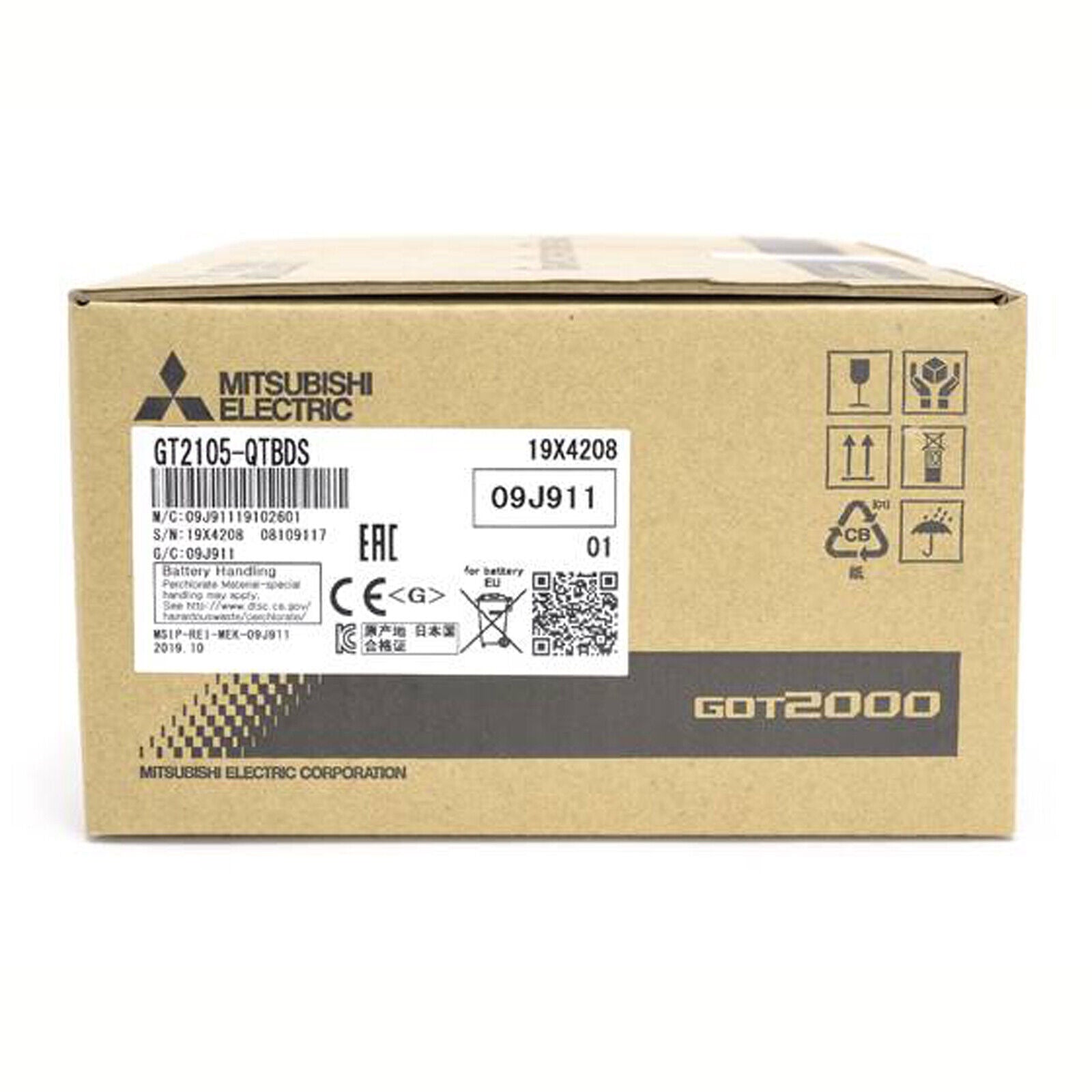 New 1PC Mitsubishi HMI Panel GT2105-QTBDS 5.7" 2.4V FAST SHIP - MITSUBISHI