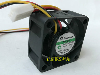used SUNON MB40201V2-0000-G99 DC12V 0.6W 40mm silent cooling fan 3pin