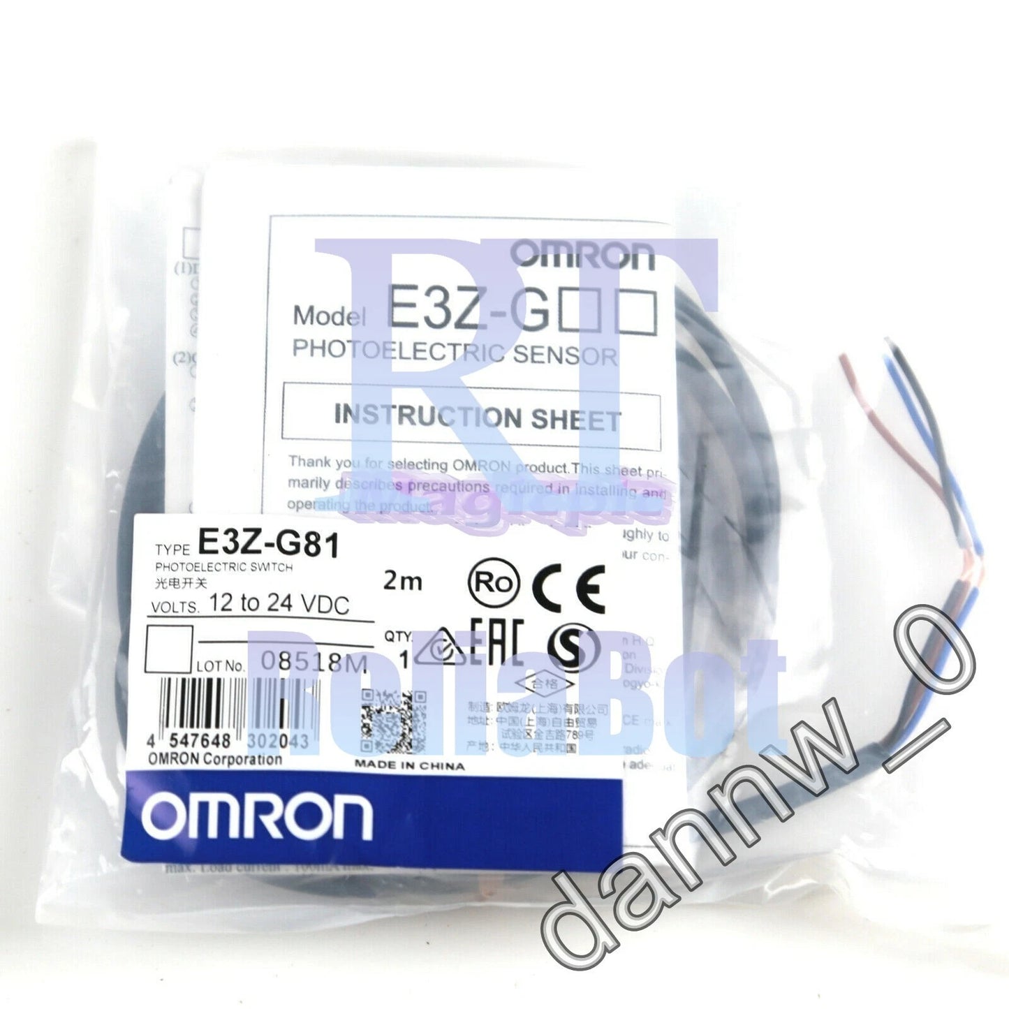 OMRON E3Z-G81 Photoelectric Switch Sensor ~