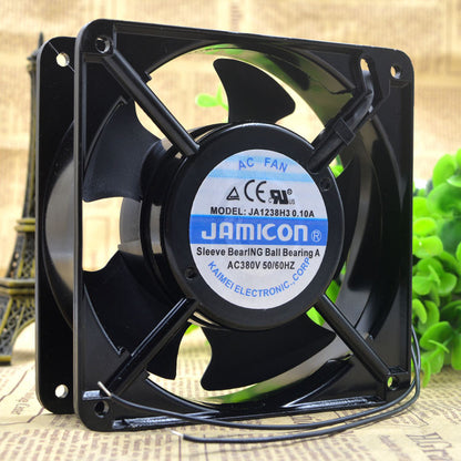 JAMICON JA1238H3 Aluminum frame cooling fan AC380V 0.1A 120*120*38mm 2wire