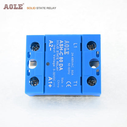 new SSR single phase solid state relay 80A DC-AC ASH-C 80DA
