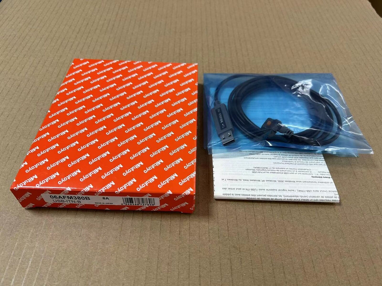 1 PCS Mitutoyo 06AFM380B USB Input Tool USB-ITN-B Data Cable