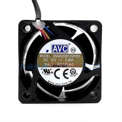 AVC DS04020B12SP051 DC12V 0.40A 4CM 4020 4-wire high speed violent cooling fan