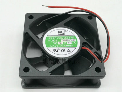 1pcs  M YM1206PKS1 DC12V 0.18A 6020 6CM 60*20MM cooling fan