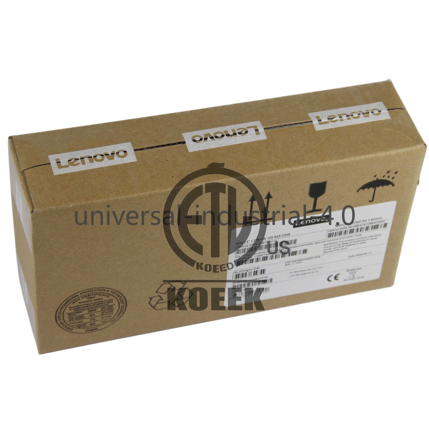 4XB7A14112 Lenovo 01PG635 1.2TB 2.5" SAS Hot Swap Internal Hard Drive with Tray