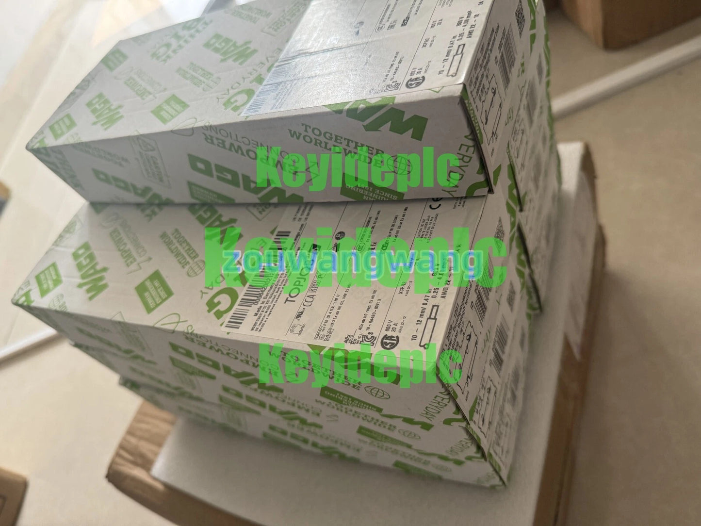 100 pieces of WAGO terminal blocks 2002-1201 20021201 #ke