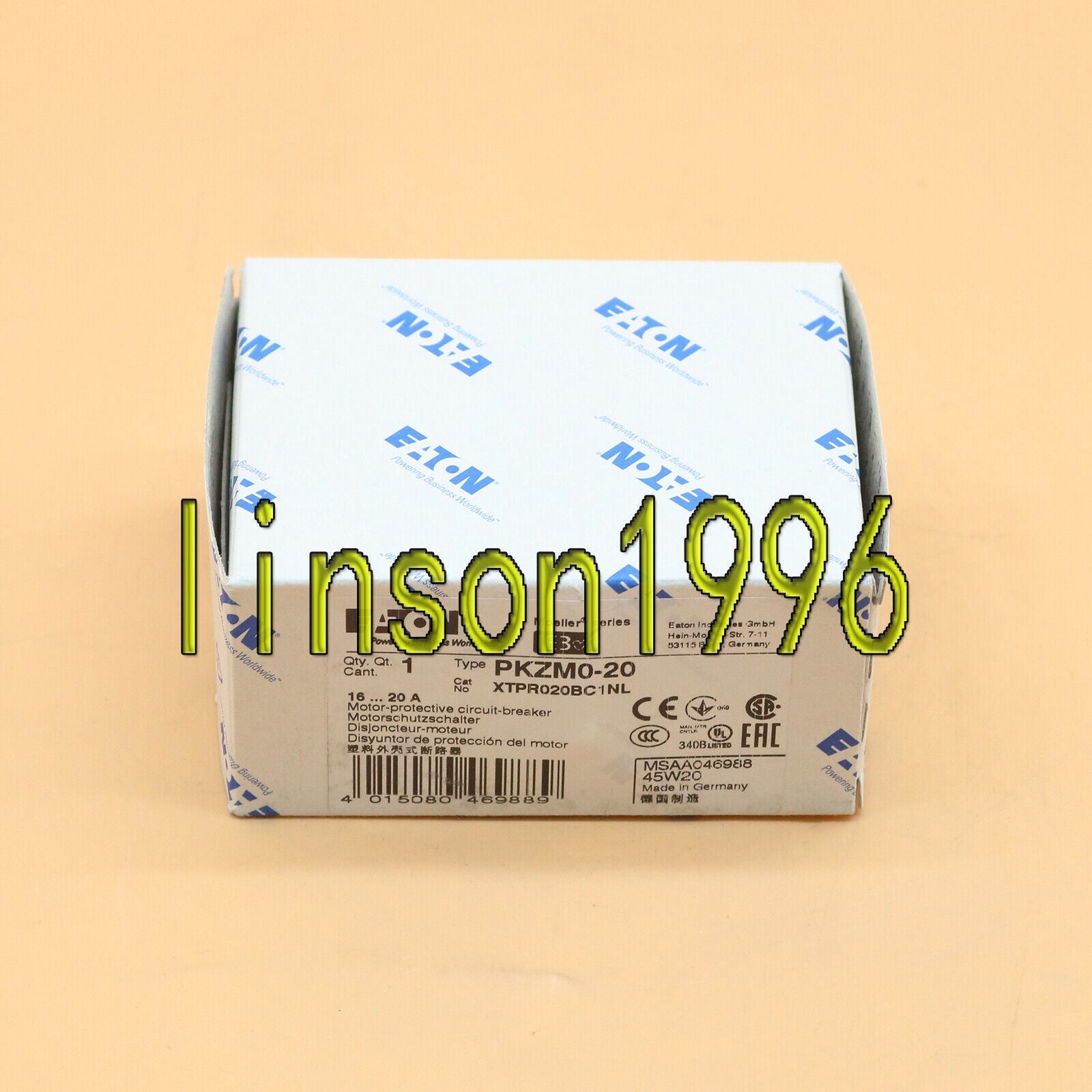New Eaton Moeller PKZM0-20_ship - EATON MUELLER